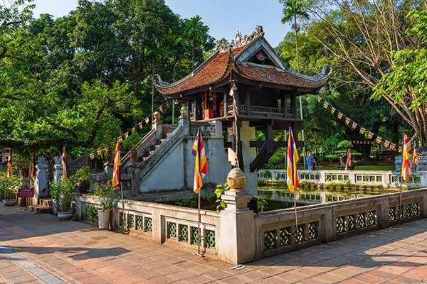 Chùa Một Cột - địa điểm du lịch Hà Nội.